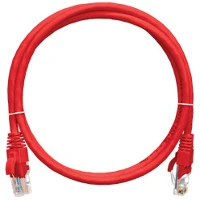 Nikomax NMC-PC4UE55B-005-C-RD Patch kábel utp, cat6, lszh,   0,5m, piros kép