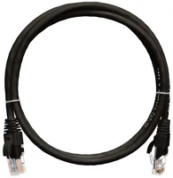 Nikomax NMC-PC4UE55B-010-C-BK Patch kábel utp, cat6, lszh,   1m, fekete kép