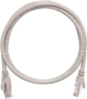 Nikomax NMC-PC4UE55B-ES-010-C-GY Cat6 u-utp patch cable 1m grey kép
