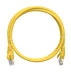 Nikomax NMC-PC4UE55B-010-C-YL Patch kábel utp, cat6, lszh,   1m, sárga kép