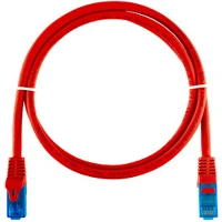 Nikomax NMC-PC4UE55B-ES-003-C-RD Patch kábel utp, cat6, lszh, essential series,  0,3m, piros kép