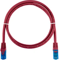 Nikomax NMC-PC4UE55B-ES-005-C-RD Patch kábel utp, cat6, lszh, essential series,  0,5m, piros kép