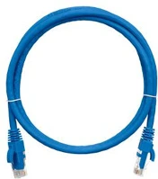 Nikomax NMC-PC4UE55B-ES-015-C-BL Cat6 u-utp patch cable 1,5m blue kép