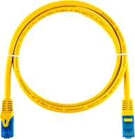 Nikomax NMC-PC4UE55B-ES-150-C-YL Patch kábel utp cat6 lsoh, essential series, 15m, sárga kép