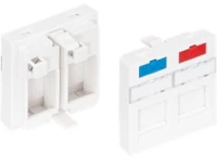 Nikomax NMC-PM2P-PF-WT Mosaic betét 45x45mm, 2 portos kép