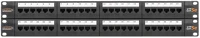 Nikomax NMC-RP48UD2-2U-BK Patch panel utp, cat5e, 48 portos, szerszámmal szerelhető, 2u kép