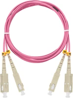 Nikomax NMF-PC2M4C2-SCU-SCU-003 Optikai patch kábel sc-sc, mm 50/125, duplex, 3m ,magenta kép