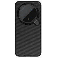 Nillkin BA6902048307681 kameravédős fekete kitámasztós hátlap tok, beépített mágnessel kép