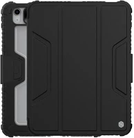 Nillkin GP-133412 Bumper pro műanyag telefonvédő (aktív flip, szilikon keret, közepesen ütésálló, asztali tartó funkció) fekete apple ipad 10.9 (2022) kép