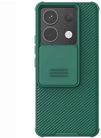 Nillkin GP-156161 Xiaomi poco x6 5g  camshield pro szilikon telefonvédő ütésállóság, csíkos, sötétzöld kép