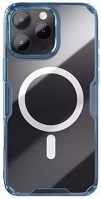 Nillkin GP-163213 Iphone 16 pro max  nature pro magnetic műanyag telefonvédő ütésállóság, magsafe, sötétkék kép