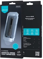 Nillkin GP-163462 Iphone 16 5g  guardian képernyővédő üveg 2.5d, 9h + segédkeret, fekete kép
