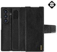 Nillkin GP-172344 aoge műanyag telefonvédő valódi bőr hátlap, ceruza tartó, fekete kép