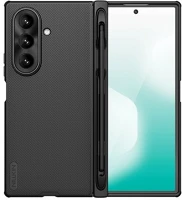 Nillkin GP-174942 super frosted fold műanyag telefonvédő gumírozott, érintő ceruza, fekete kép