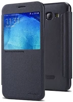 Nillkin GP-58210 Samsung a8 (2015)  sparkle műanyag telefonvédő flip, ablakos, fekete kép