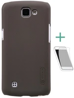 Nillkin GP-63888 SUPER FROSTED műanyag telefonvédő gumírozott, érdes felület + kép