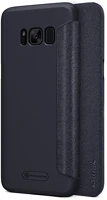 Nillkin GP-69142 Samsung s8  sparkle műanyag telefonvédő flip, oldalra nyíló, fekete kép
