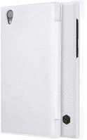 Nillkin GP-70403 Sony xperia l1  qin tok álló, bőr hatású flip, kártyazseb, fehér kép