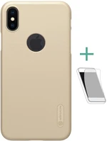 Nillkin GP-75345 super frosted műanyag telefonvédő gumírozott, logó kivágás + kép