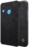 Nillkin GP-75989 Huawei p20 lite  qin tok álló, bőr hatású flip, kártyazseb, fekete kép