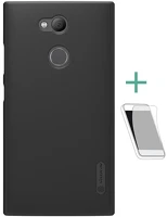 Nillkin GP-76435 SUPER FROSTED műanyag telefonvédő gumírozott, érdes felület + kép