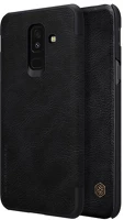 Nillkin GP-76861 Samsung a6+ (2018)  qin tok álló, bőr hatású flip, kártyazseb, fekete kép