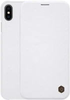 Nillkin GP-80865 Iphone xs max 6.5  qin tok álló, bőr hatású flip, kártyazseb, fehér kép