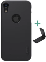 Nillkin GP-80871 SUPER FROSTED műanyag telefonvédő gumírozott, logó kivágás + asztali kép