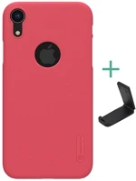 Nillkin GP-80872 SUPER FROSTED műanyag telefonvédő gumírozott, logó kivágás + asztali kép