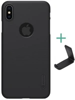 Nillkin GP-80877 super frosted műanyag telefonvédő gumírozott, logó kivágás + asztali kép