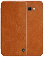 Nillkin GP-82086 Samsung j4 plus  qin tok álló, bőr hatású flip, kártyazseb, barna kép