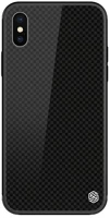 Nillkin GP-82101 TEMPERED PLAID szilikon telefonvédő ütésállóság, négyzet, FEKETE kép