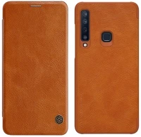 Nillkin GP-83804 Samsung a9 (2018)  qin tok álló, bőr hatású flip, kártyazseb, barna kép