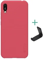 Nillkin GP-87076 SUPER FROSTED műanyag telefonvédő gumírozott, érdes felület + asztali kép