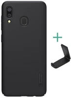 Nillkin GP-89320 SUPER FROSTED műanyag telefonvédő gumírozott, érdes felület + asztali kép