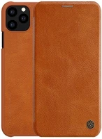 Nillkin GP-90445 Iphone 11 pro  qin tok álló, bőr hatású flip, kártyazseb, barna kép