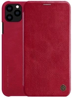 Nillkin GP-90448 Iphone 11 pro  qin tok álló, bőr hatású flip, kártyazseb, piros kép