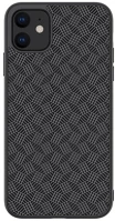 Nillkin GP-90470 synthetic fiber plaid műanyag telefonvédő gumírozott, csíkos, fekete kép