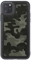 Nillkin GP-91203 Iphone 11 pro  camo műanyag telefonvédő bőr hatású, terep minta, fekete kép