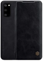 Nillkin GP-93445 Samsung s20 5g  qin tok álló, bőr hatású flip, kártyazseb, fekete kép