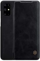 Nillkin GP-93446 Samsung s20 plus 5g  qin tok álló, bőr hatású flip, kártyazseb, fekete kép