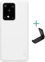 Nillkin GP-93993 Samsung s20 ultra 5g  super frosted műanyag telefonvédő gumírozott, érdes felület + asztali tartó, fehér kép