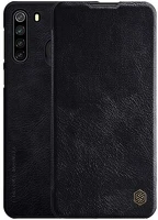 Nillkin GP-99718 Samsung a21  qin tok álló, bőr hatású flip, kártyazseb, fekete kép