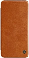 Nillkin RS113900 Huawei p50 / p50e, oldalra nyíló tok,  qin, barna kép