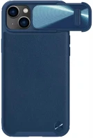 Nillkin RS134600 Apple iphone 14 plus, műanyag hátlap védőtok, szilikon keret, kamera kép
