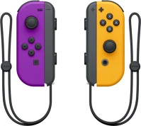 Nintendo JOY-CON FEKETE Narancssárga, Lila Bluetooth Gamepad Analóg/digitális Nintendo Switch kép