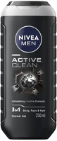 Nivea 25.01272 Tusfürdő  men active clean 250 ml kép