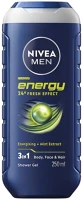 Nivea C25605 Tusfürdő  men energy 250 ml kép