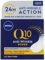 Nivea C35737 Arckrém q10 power ránctalanító éjszakai 50 ml kép