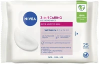 Nivea C37525 Arctisztító kendő száraz/érzékeny bőrre 25 db kép